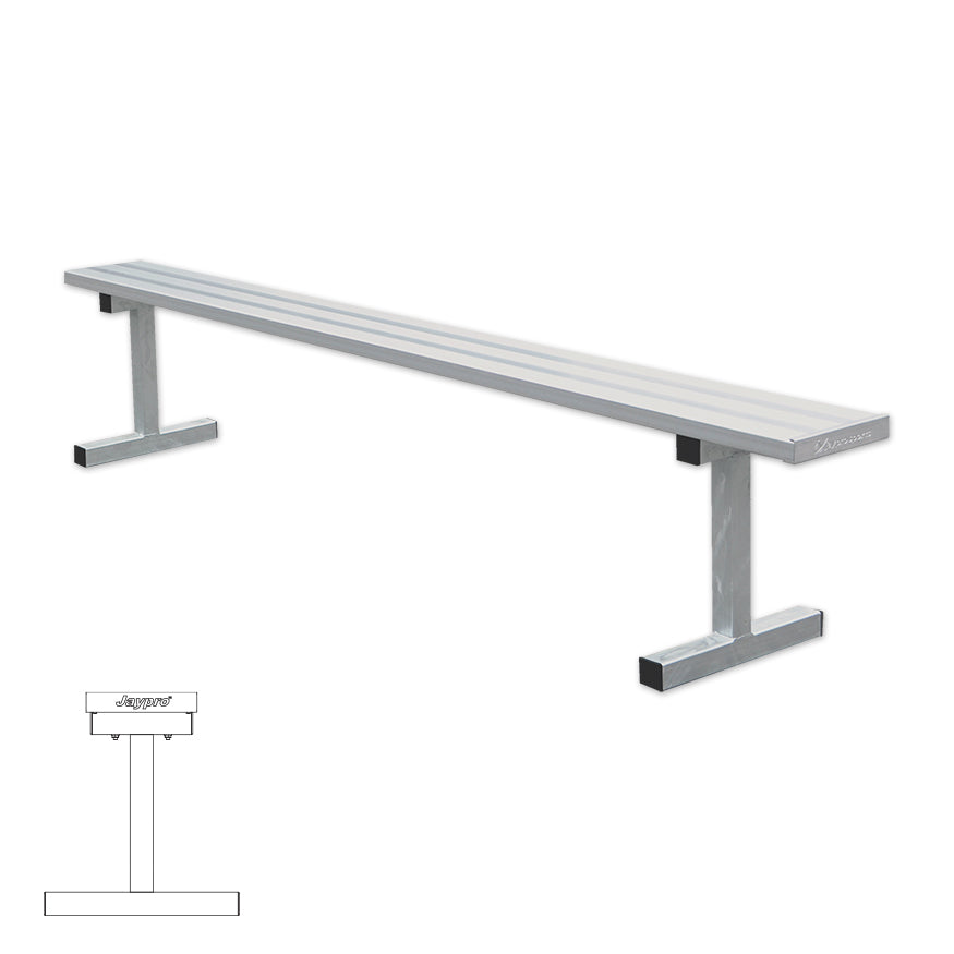 Jaypro Player Bench - 7-1/2 ft. - Portable Jaypro