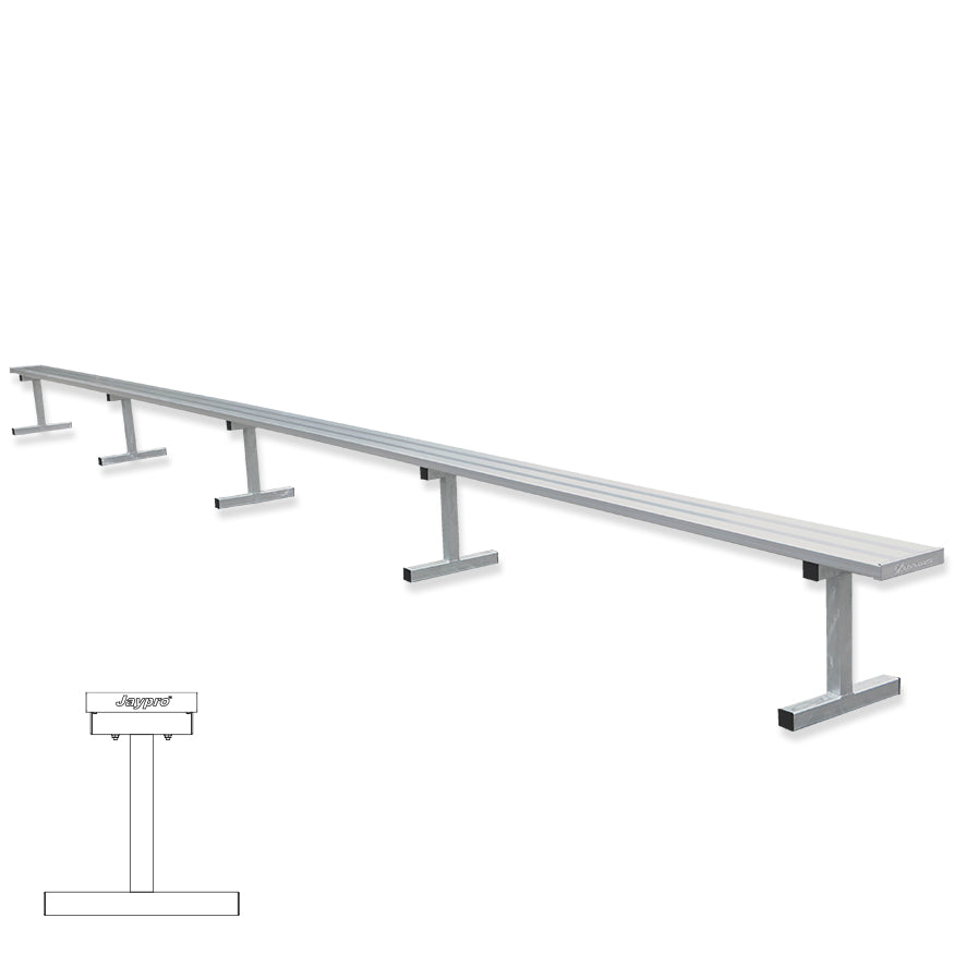 Jaypro Player Bench - 27 ft. - Portable Jaypro
