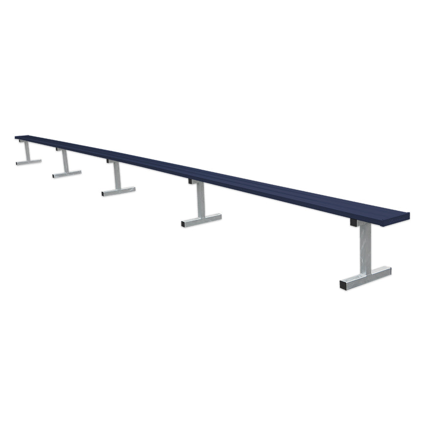 Jaypro Player Bench - 27 ft. - Portable  (Powder Coated) Jaypro