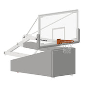 Jaypro Sports-Elite 6600 Portable Basketball Hoop with 72" Glass Backboard (PBEL66) Jaypro