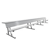 Jaypro Player Bench with Seat Back and Shelf - 21 ft. - Portable Jaypro