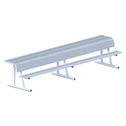 Jaypro Player Bench with Seat Back and Shelf - 15 ft. - Portable Jaypro