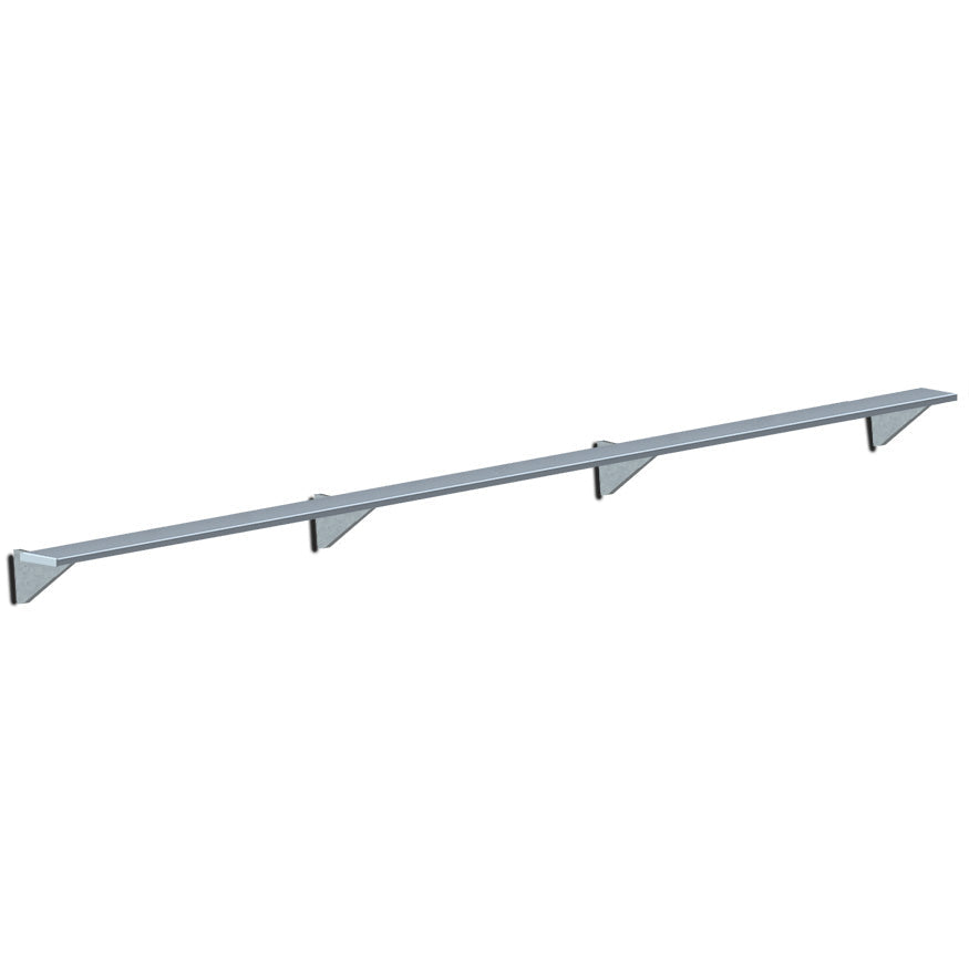 Jaypro Player Bench - Wall-Mounted - 21 ft. Jaypro
