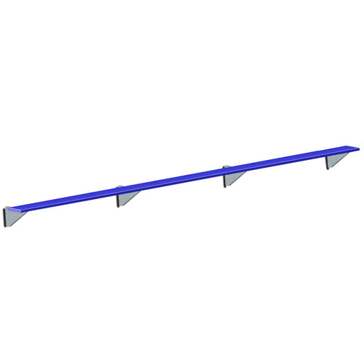 Jaypro Player Bench - Wall-Mounted - 21 ft.  (Powder Coated) Jaypro