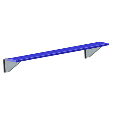 Jaypro Player Bench - Wall-Mounted - 7-1/2 ft.  (Powder Coated)