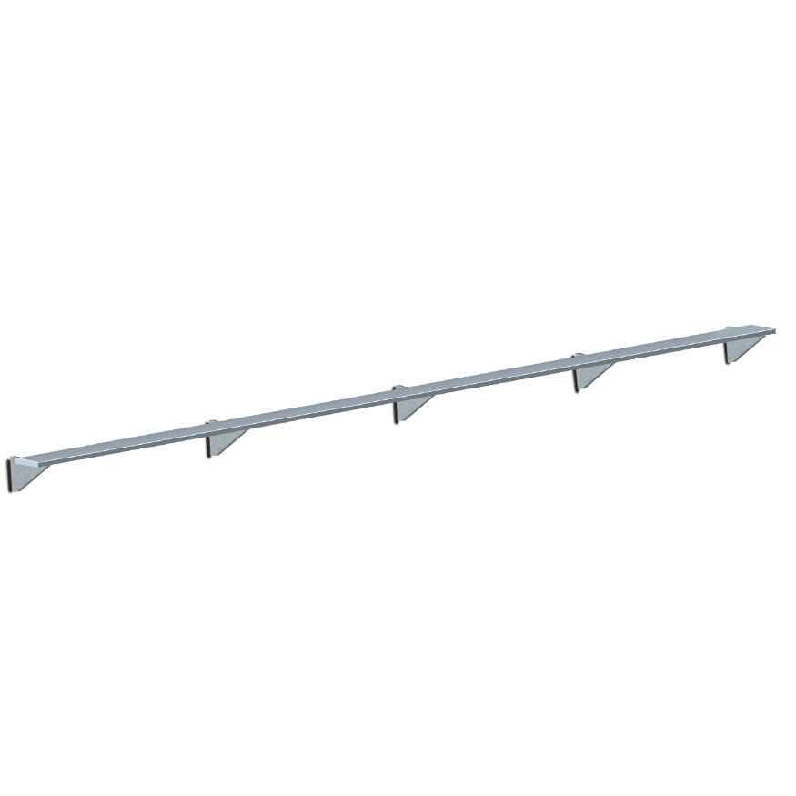 Jaypro Player Bench - Wall-Mounted - 27 ft.