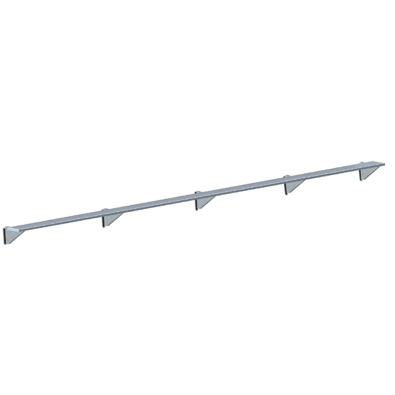 Jaypro Player Bench - Wall-Mounted - 27 ft.