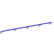Jaypro Player Bench - Wall-Mounted - 27 ft.  (Powder Coated)