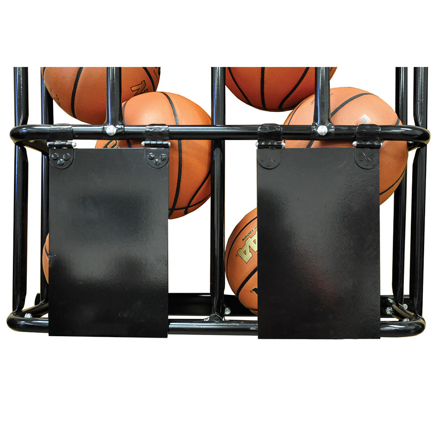 Jaypro Ball Rack - Wall Mounted - StackMaster  (Double - 16 Basketballs) Jaypro