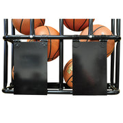 Jaypro Ball Rack - Wall Mounted - StackMaster  (Double - 16 Basketballs) Jaypro