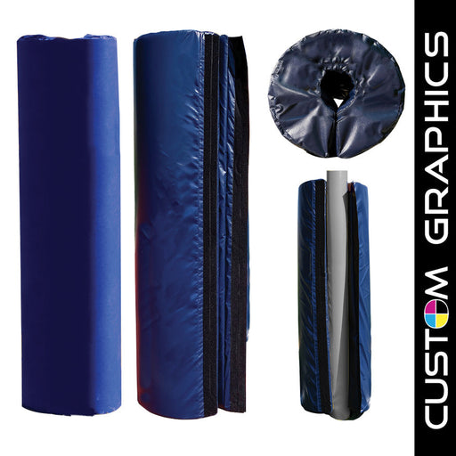 Jaypro Protector Pad - 6 in. Thick pad with Custom Graphics - Post Pad (Outdoor) - Pro Style (4-1/2 in. Pole) Jaypro