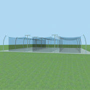 Jaypro PROTF-55A - Batting Tunnel Frame - Professional Outdoor (55 ft.) - Multiple Tunnel Adaptor