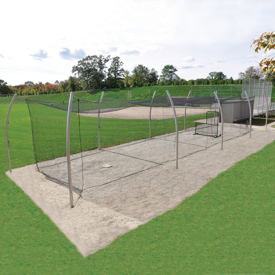 Jaypro Batting Tunnel Frame - Professional Outdoor (70 ft.) - Single Jaypro