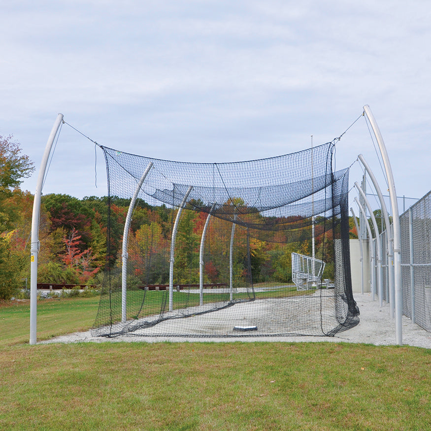 Jaypro Batting Tunnel Frame - Professional Outdoor (70 ft.) - Single Jaypro