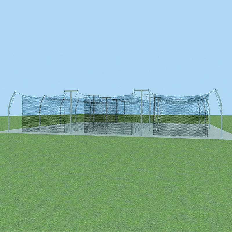 Jaypro Batting Tunnel Frame - Professional Outdoor (70 ft.) - Multiple Tunnel Adaptor