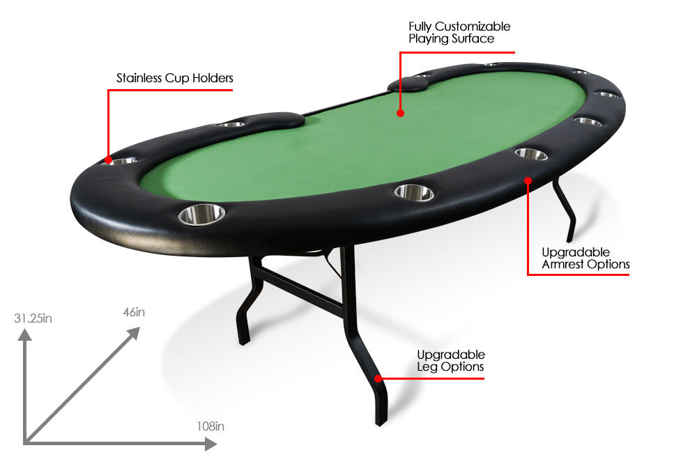 Prestige poker table