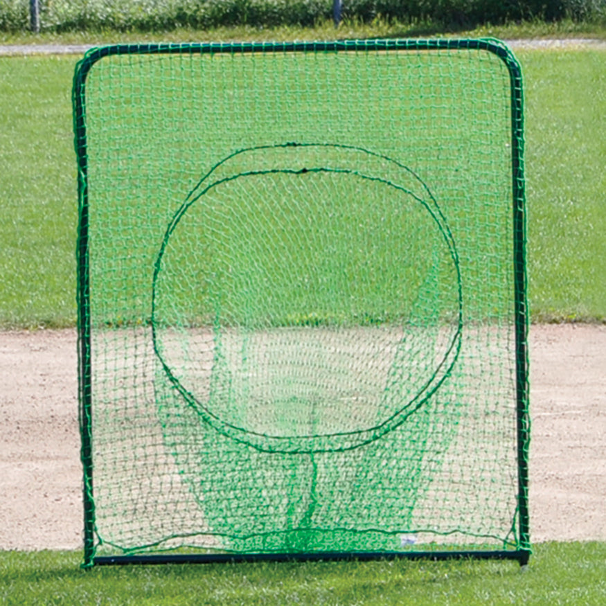 Jaypro Batting Practice Screen Replacement Net - (7 ft.H x 6 ft.W) - Soft Toss (Economy)