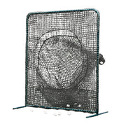 Jaypro Batting Practice Screen - 7 ft.H x 7 ft.W - Portable - Soft Toss (Black) Jaypro