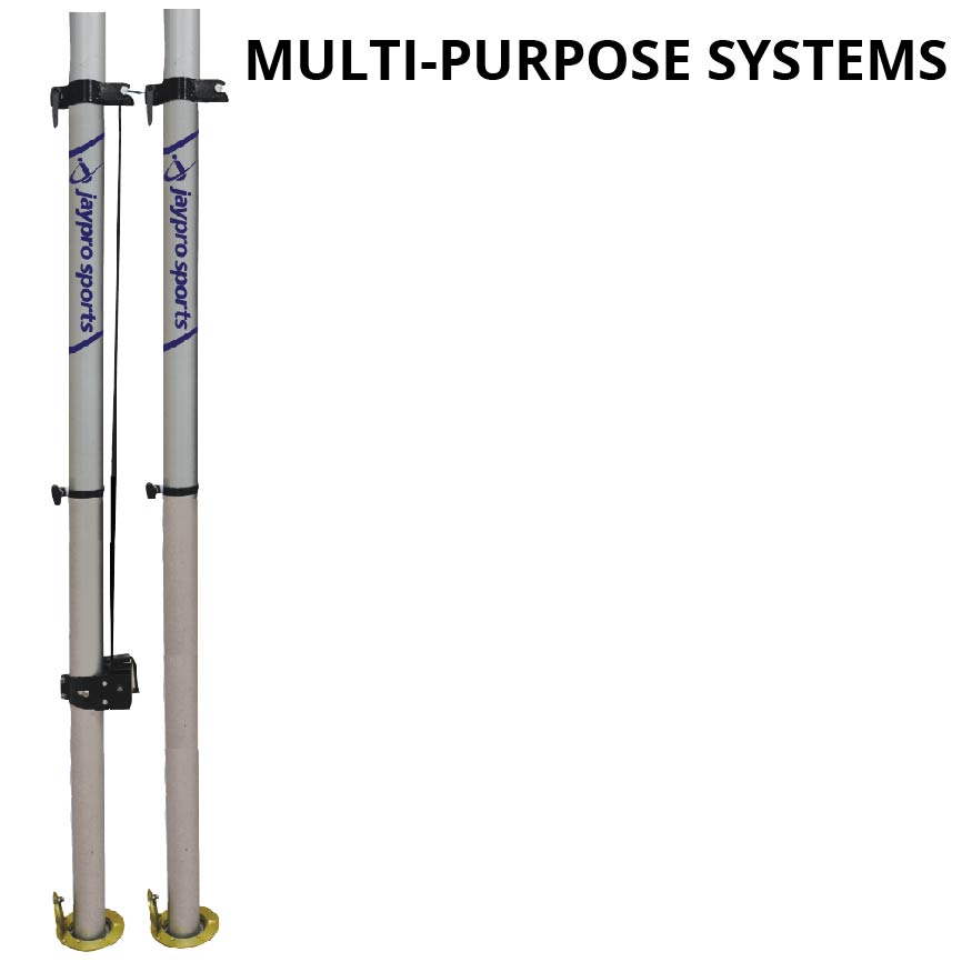 Jaypro Multi-Sport Uprights (2 in. (51mm) -  Canadian Floor Sleeve) Jaypro