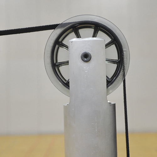 Jaypro FeatherLite  Volleyball Systems (2 in. (51mm) Floor Sleeve - Canadian) - NFHS, NCAA, USVBA Compliant Jaypro