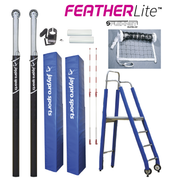 Jaypro FeatherLite  Volleyball System Package (3 in. Floor Sleeve) - NFHS, NCAA, USVBA Compliant Jaypro