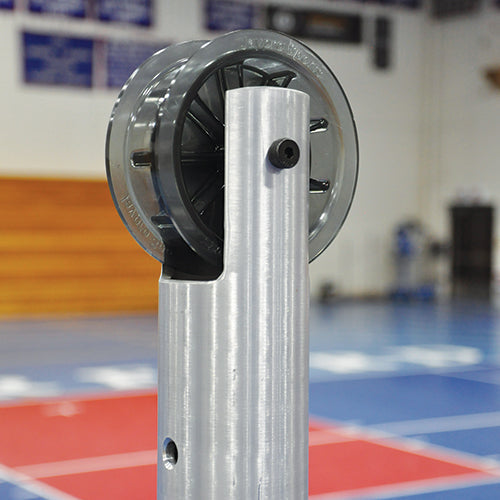 Jaypro FeatherLite  Volleyball System Package (3-1/2 in. Floor Sleeve) - NFHS, NCAA, USVBA Compliant Jaypro