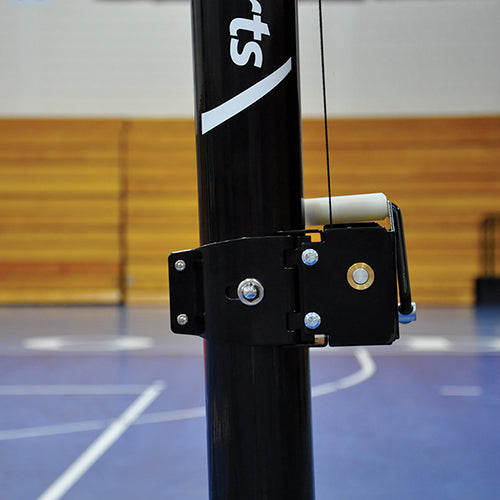 Jaypro FeatherLite  Volleyball System (3-1/2 in. Floor Sleeve) - NFHS, NCAA, USVBA Compliant Jaypro