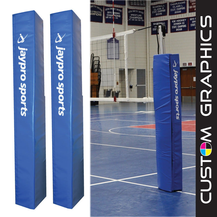 Jaypro Protective Pad for the Volleyball Uprights with Customized Graphics Jaypro