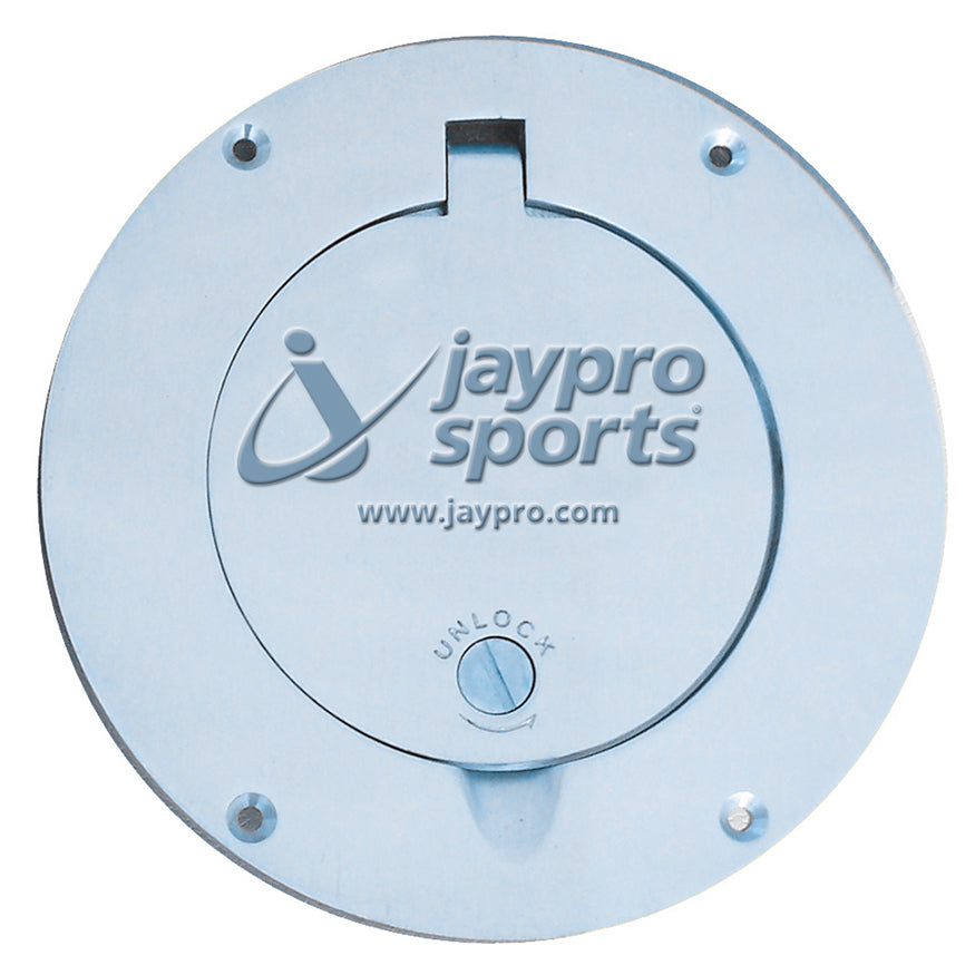 Jaypro Floor Sleeve Replacement Chrome Cover Plate (7-1/2 in.)
