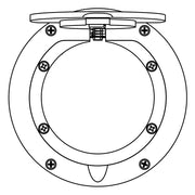 Jaypro Floor Sleeve Replacement Brass Cover Plate (7-1/2 in.) Jaypro