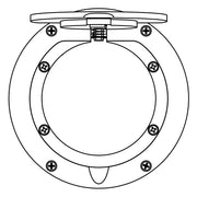 Jaypro Floor Sleeve Replacement Chrome Cover Plate (7-1/2 in.)