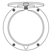 Jaypro Floor Sleeve Replacement Brass Cover Plate (8-1/2 in.) Jaypro