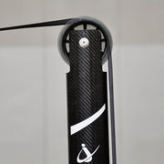 Jaypro Carbon Ultralite Volleyball System with Custom Graphics (3 in. Floor Sleeve) - NFHS, NCAA, USVBA Compliant Jaypro