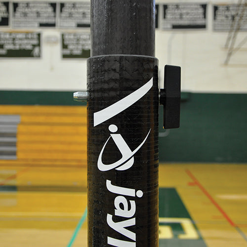 Jaypro Carbon Ultralite  Volleyball System (3 in. Floor Sleeve) - NFHS, NCAA, USVBA Compliant Jaypro