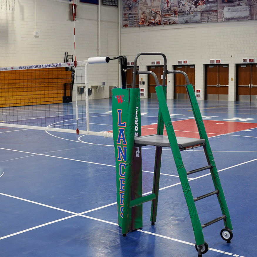 Jaypro Carbon Ultralite  Volleyball Deluxe Package (3-1/2 in. Floor Sleeve) - NFHS, NCAA, USVBA Compliant Jaypro
