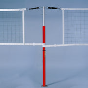 Jaypro Hybrid Steel Volleyball Net Center Upright System (3 in. Floor Sleeve) - NFHS, NCAA, USVBA Compliant Jaypro