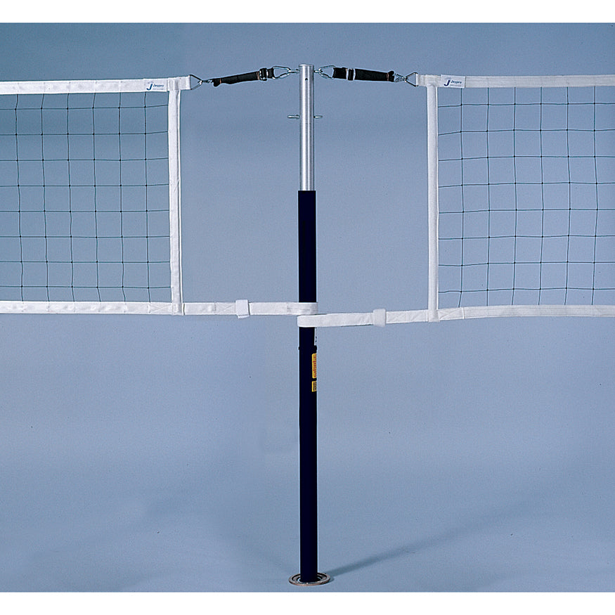 Jaypro FeatherLite  Volleyball Net Center Upright System (3 in. Floor Sleeve) - NFHS, NCAA, USVBA Compliant Jaypro