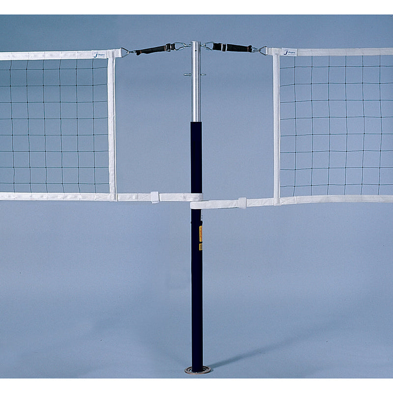 Jaypro FeatherLite  Volleyball Net Center Upright System (3 in. Floor Sleeve) - NFHS, NCAA, USVBA Compliant Jaypro
