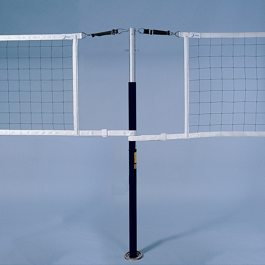 Jaypro FeatherLite  Volleyball Net Center Upright System (3-1/2 in. Floor Sleeve) - NFHS, NCAA, USVBA Compliant Jaypro