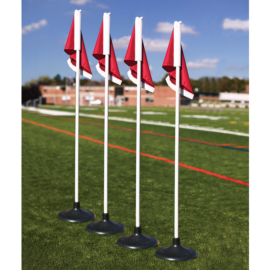 Jaypro Corner Flags - Premium - with Rubber Base (Set of 4) Jaypro