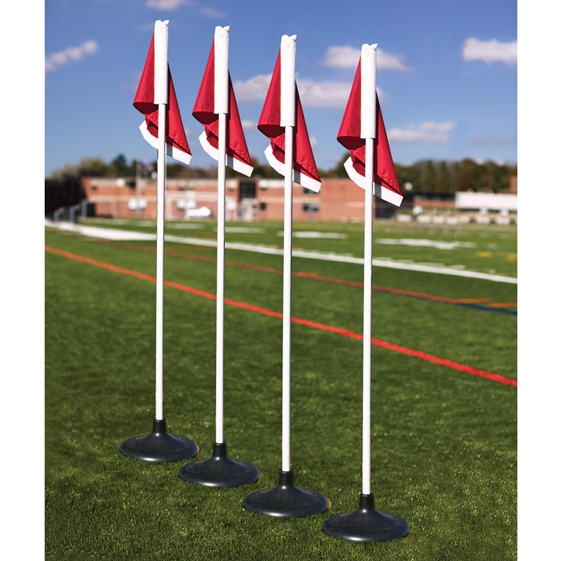 Jaypro Corner Flags - Premium - with Rubber Base (Set of 4) Jaypro