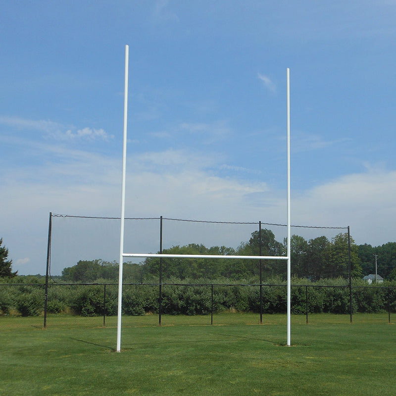 Jaypro Rugby Goals (32 ft.H (9.8m) x 18 ft.4 in.W (5.6m)) (Permanent) - (White) Jaypro