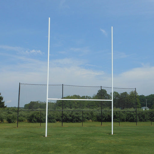 Jaypro Rugby Goals (32 ft.H (9.8m) x 18 ft.4 in.W (5.6m)) (Permanent) - (White) Jaypro