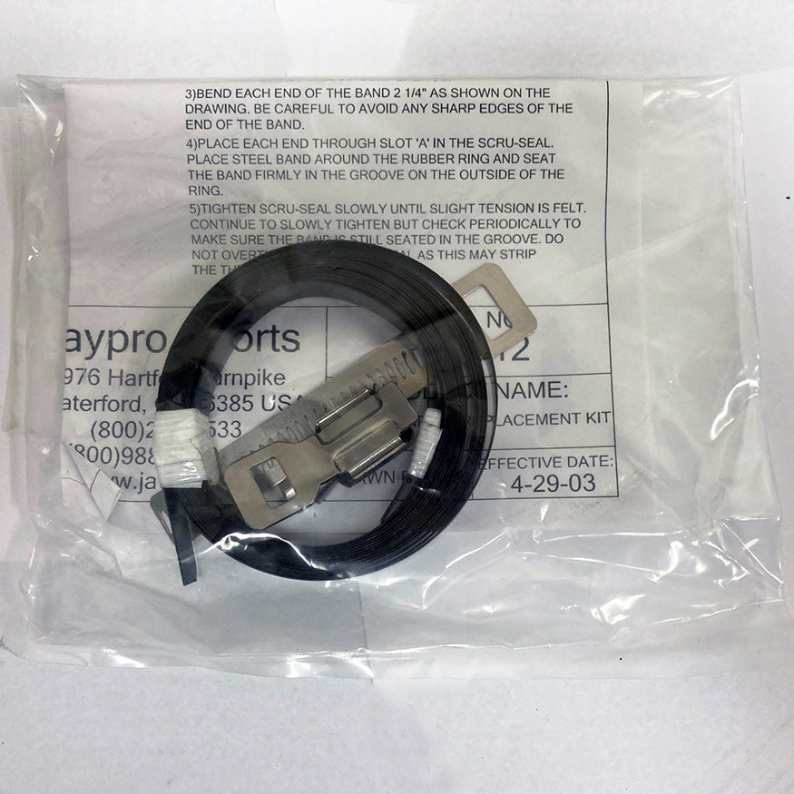 Jaypro Rubber Rim Replacement - Band Kit - 24 in. Multi-Purpose Game Standard Base
