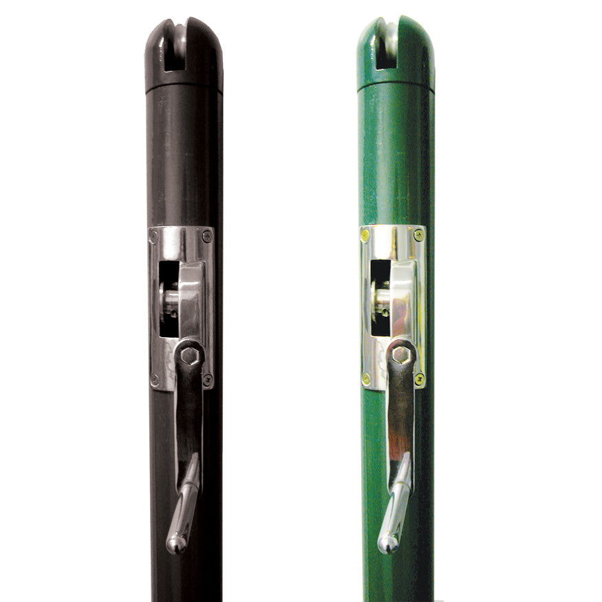 Jaypro Tennis Posts - (3 in. Post) (Outdoor) - Club Tennis Upright (Round)