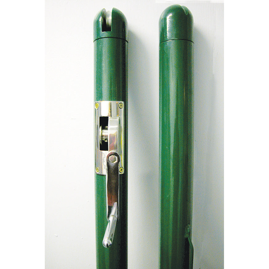 Jaypro Tennis Posts - (3 in. Post) (Outdoor) - Club Tennis Upright (Round)