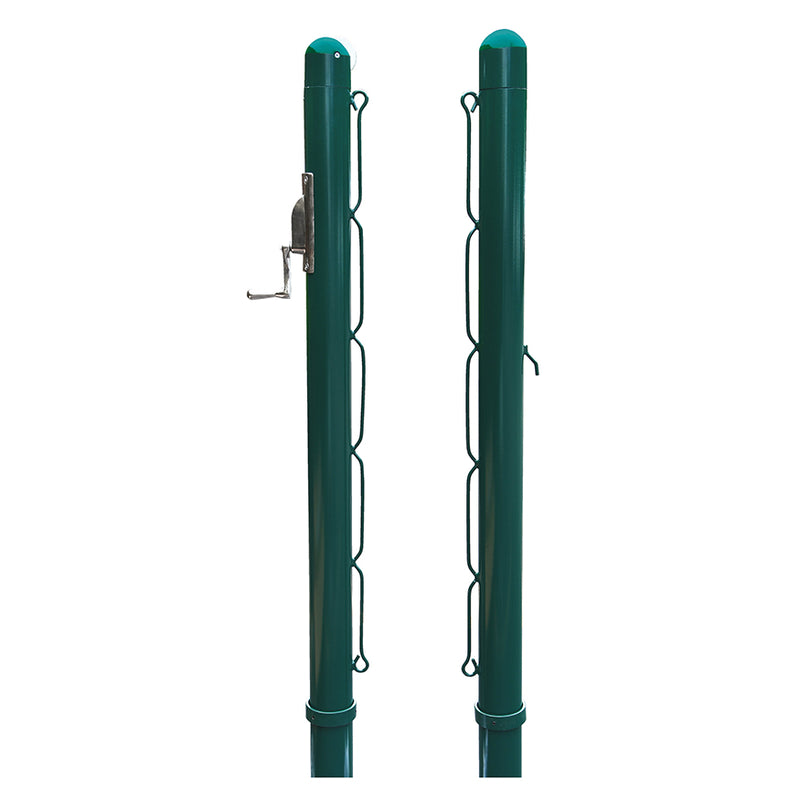 Jaypro Tennis Posts - (3 in. Post) (Outdoor) - Club Tennis Upright (Round)