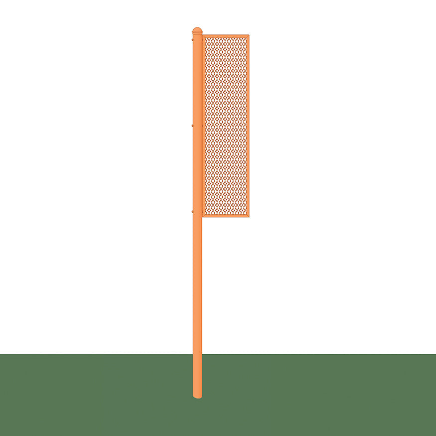 Jaypro Foul Poles - 12 ft. - Softball (Collegiate) (Semi-Permanent) Jaypro