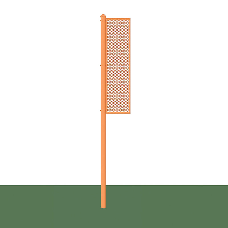 Jaypro Foul Poles - 12 ft. - Softball (Collegiate) (Semi-Permanent) Jaypro