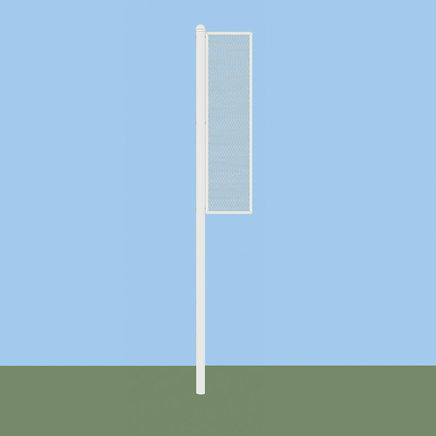 Jaypro Foul Poles - 12 ft. - Softball (Collegiate) (Semi-Permanent) Jaypro